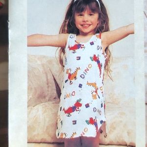 Little girl Dinosuar print Chemise New poly/cotton blend